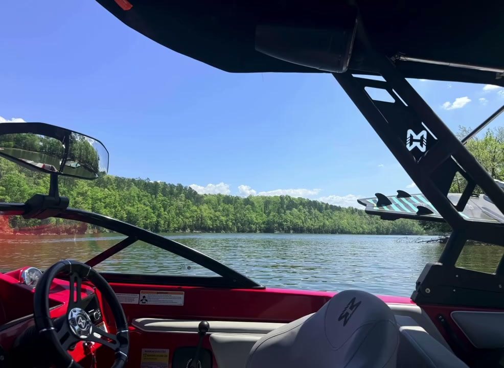 The view from the Heyday's helm on Pickwick the morning of the first showing